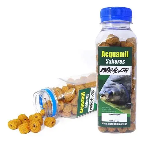 Isca para peixe ração furadinha Aquamil - Imagem 13