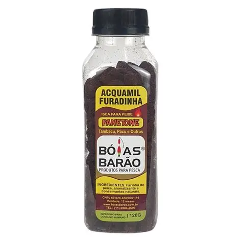 Isca para peixe ração furadinha Aquamil - Imagem 7