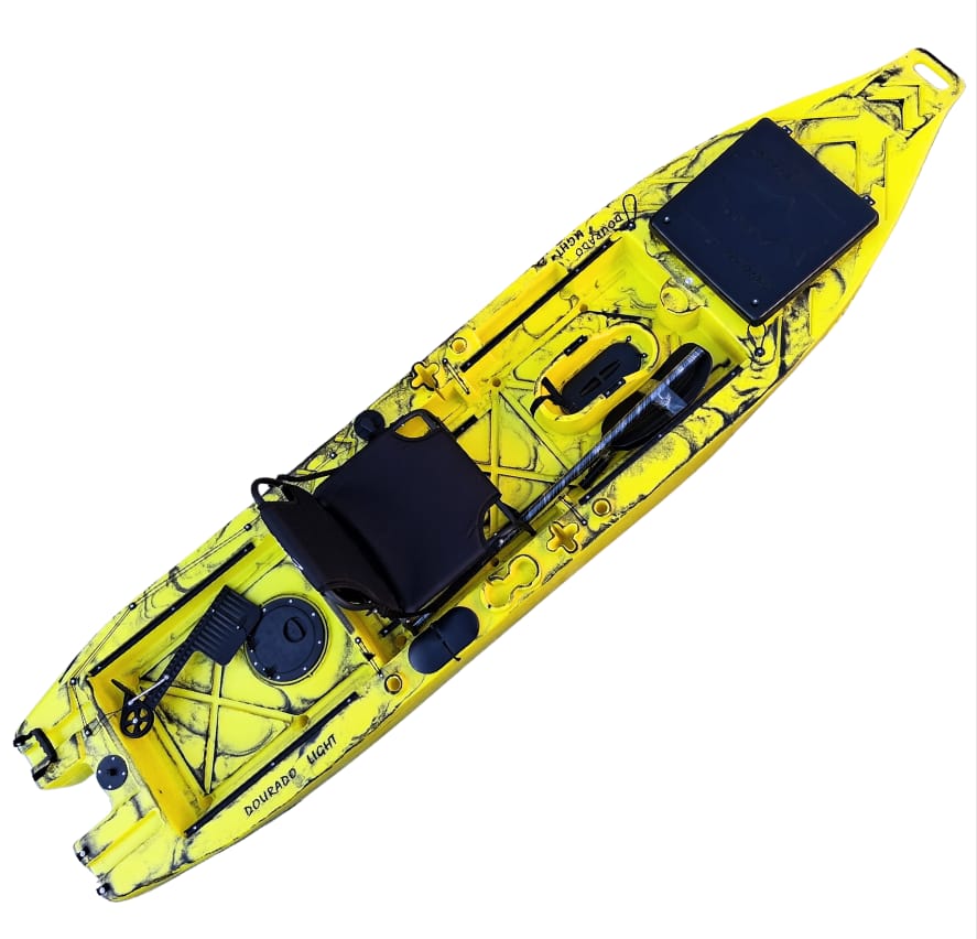 Caiaque Caiaker Dourado Light – Amarelo – Carga 200Kg