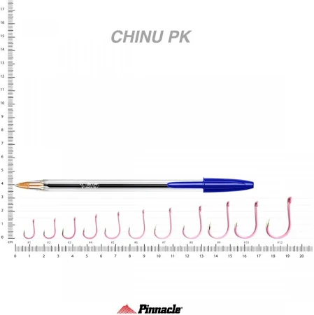 Anzol Color Chinu Pink - Pinnacle - N°2 - 10 unidades - Imagem 5