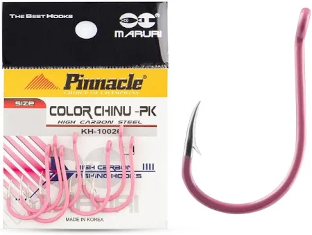 Anzol Color Chinu Pink - Pinnacle - N°2 - 10 unidades - Imagem 4