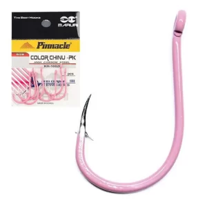 Anzol Color Chinu Pink - Pinnacle - N°7 - 10 unidades