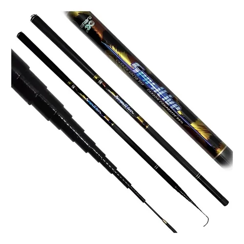 Vara telescópica Maruri Sensitive 3.0m - 58g - 99% carbono