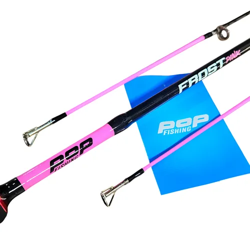 Vara Pop Fishing Frost Pink S462 - 135cm - 2 partes - 10-20 lb - 56g - Ação Média