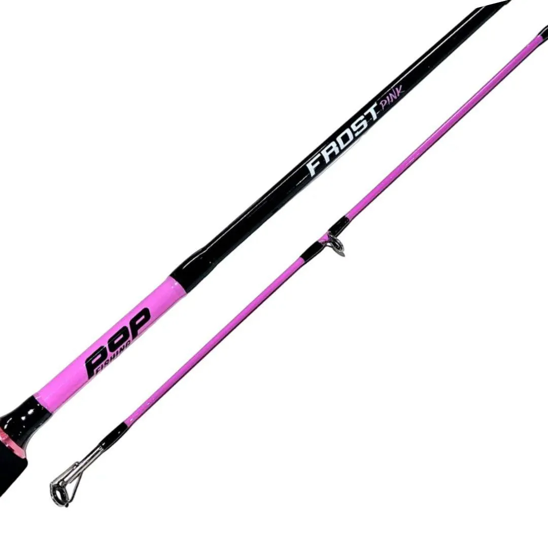 Vara Pop Fishing Frost Pink S462 - 135cm - 2 partes - 10-20 lb - 56g - Ação Média - Imagem 2