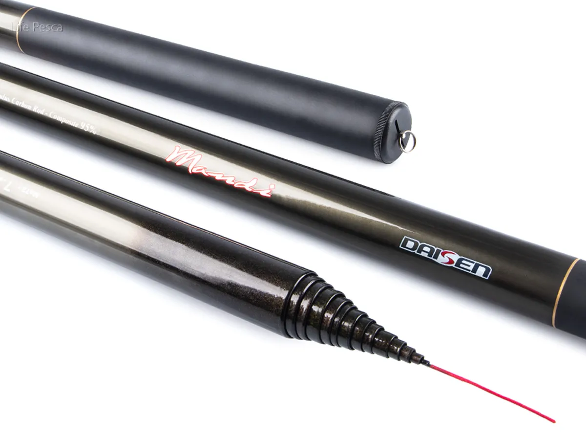 Vara Telescópica Daisen Mandi – 3,6 m - 80g – 95% Carbono