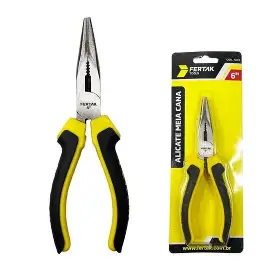 Alicate Meia Cana 6” Fertak Tools – 6 polegadas - Imagem 3