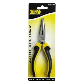 Alicate Meia Cana 6” Fertak Tools – 6 polegadas - Imagem 4