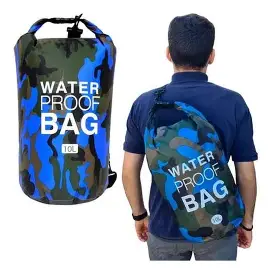 Bolsa Estanque Impermeável 10 Litros Azul