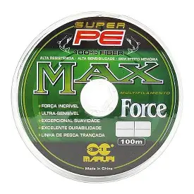 Linha Multifilamento Maruri Max Force 4X Verde – 0.26mm – 24kg – 100 metros - Imagem 6