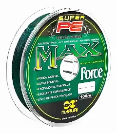 Linha Multifilamento Maruri Max Force 4X Verde – 0.26mm – 24kg – 100 metros - Imagem 8