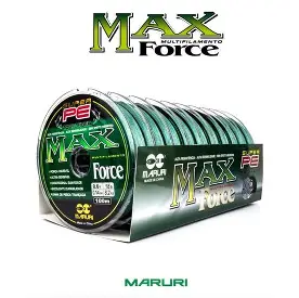 Linha Multifilamento Maruri Max Force 4X Verde – 0.26mm – 24kg – 100 metros - Imagem 7