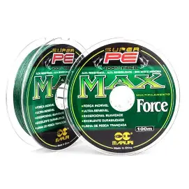 Linha Multifilamento Maruri Max Force 4X Verde – 0.26mm – 24kg – 100 metros - Imagem 4