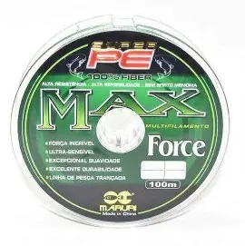 Linha Multifilamento Maruri Max Force 4X Verde – 0.26mm – 24kg – 100 metros - Imagem 3