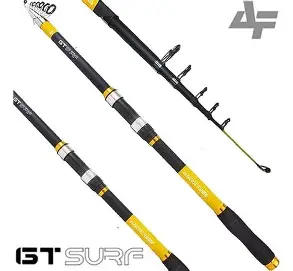 Vara retrátil para molinete GT Surf - 4.5 metros - 25 lbs - Albatroz Fishing - Imagem 2