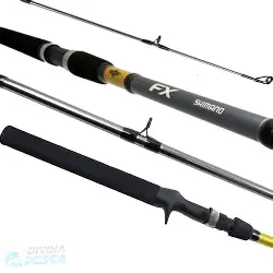 Vara Shimano FX C602 – 183cm – 6–15 lb – 2 Partes – 155g – Ação Rápida