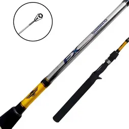 Vara Shimano FX C602 – 183cm – 6–15 lb – 2 Partes – 155g – Ação Rápida - Imagem 6