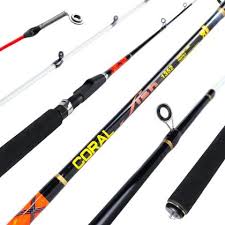 Vara para Molinete Maruri Coral Fish S195-2 – 6’4” – 195cm – 2 partes – 10–20 lb – 165g – Ação Média Lenta