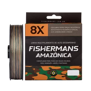 Linha Multifilamento Fishermans 8X Amazônica – 0.12mm – 15 lb – 150 metros