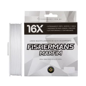 Linha Multifilamento Fishermans 16X Marfim – 0.20mm – 30 lb – 150 metros