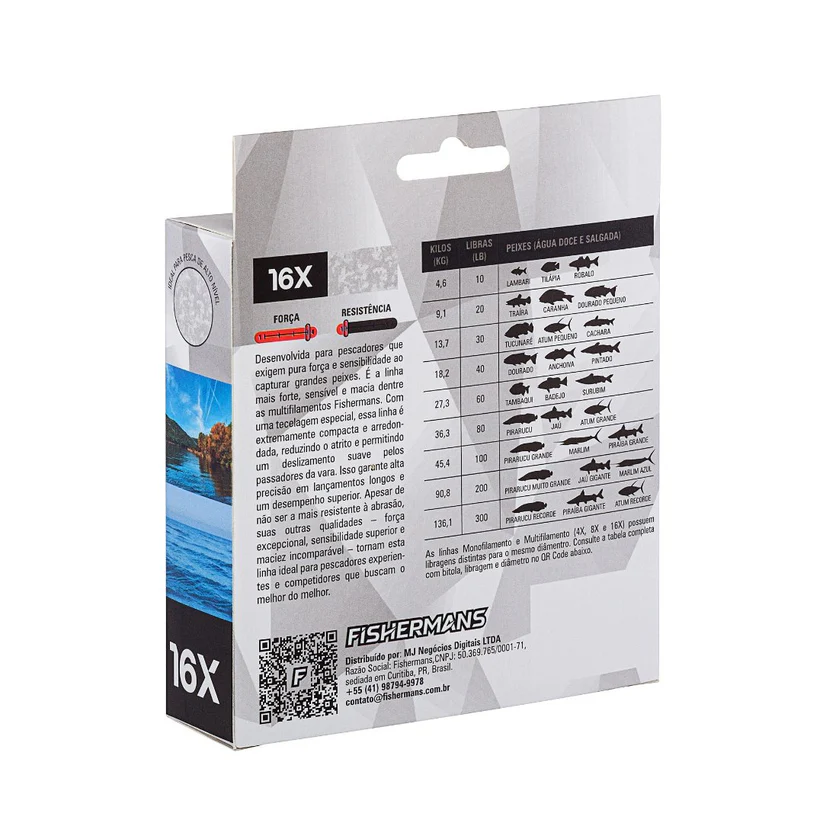 Linha Multifilamento Fishermans 16X Marfim – 0.20mm – 30 lb – 150 metros - Imagem 2