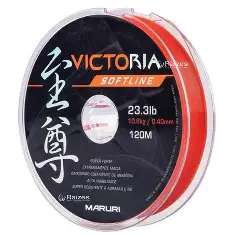 Linha Maruri Victoria Softline Vermelha - 0.33mm - 16.1 lb - 120 metros