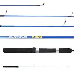 Vara Albatroz Fishing Kara Light S431 – 130cm – 1 parte – 6–12 lb – 136g – Azul – Ação Lenta