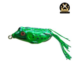 Isca Artificial Sapo Frog - Fishing Lure - 6cm - 12g - Cor Verde - Soft Superfície