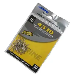 Anzol 4330 Farpa Nikel - Marine Fishing - N°16 - 50 unidades