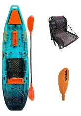 Caiaque Titan Ares – Azul Oceano – Carga 155Kg - Imagem 2