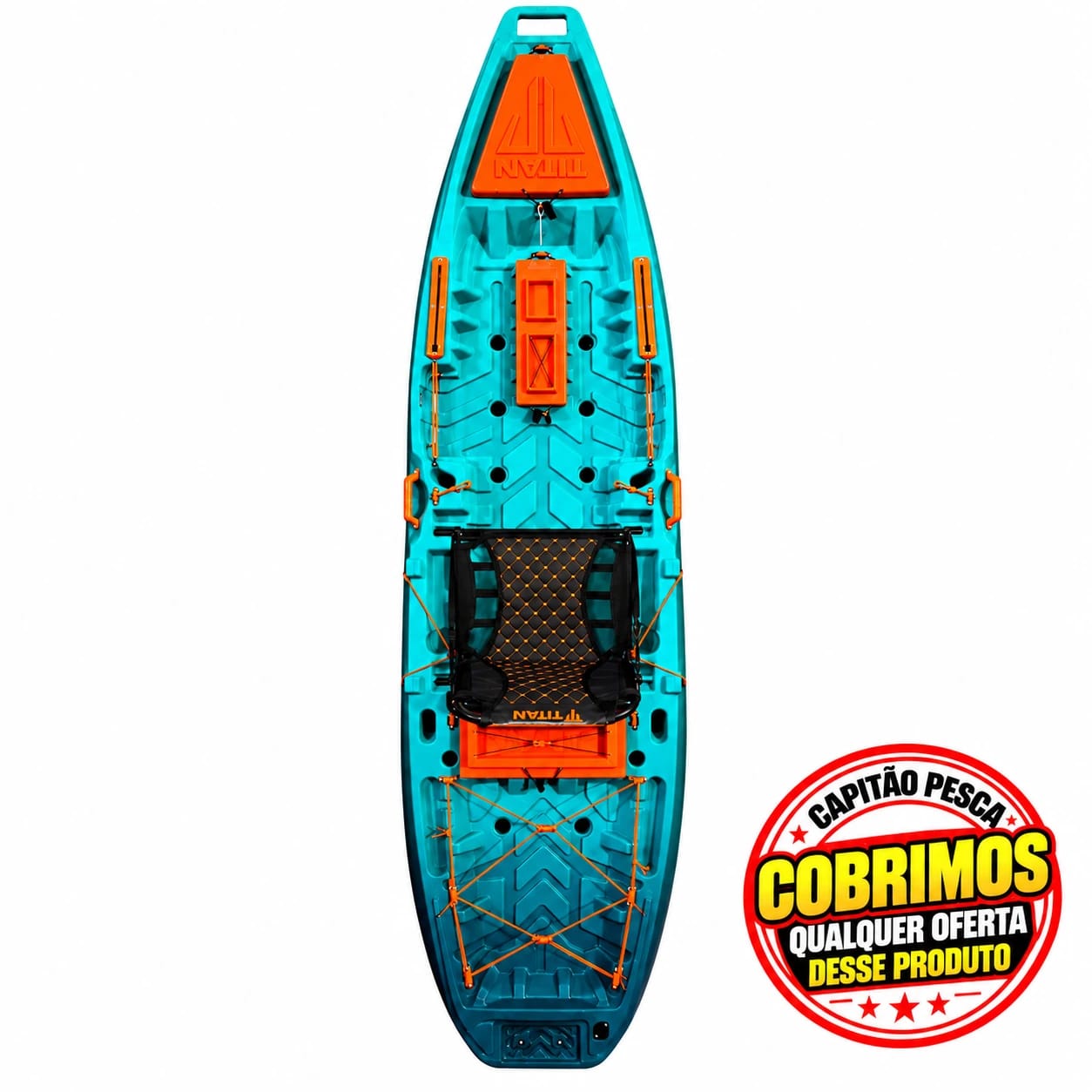 Caiaque Titan Ares – Azul Oceano – Carga 155Kg