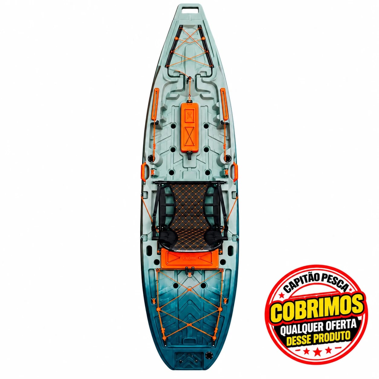 Caiaque Titan Atlas – Cinza Tempestade – Carga 130Kg