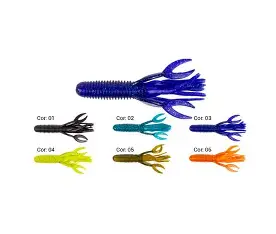 Isca artificial Straws Tube - cor 02 - 8,6 gramas - 10cm - 5 unidades - Albatroz Fishing - Imagem 3