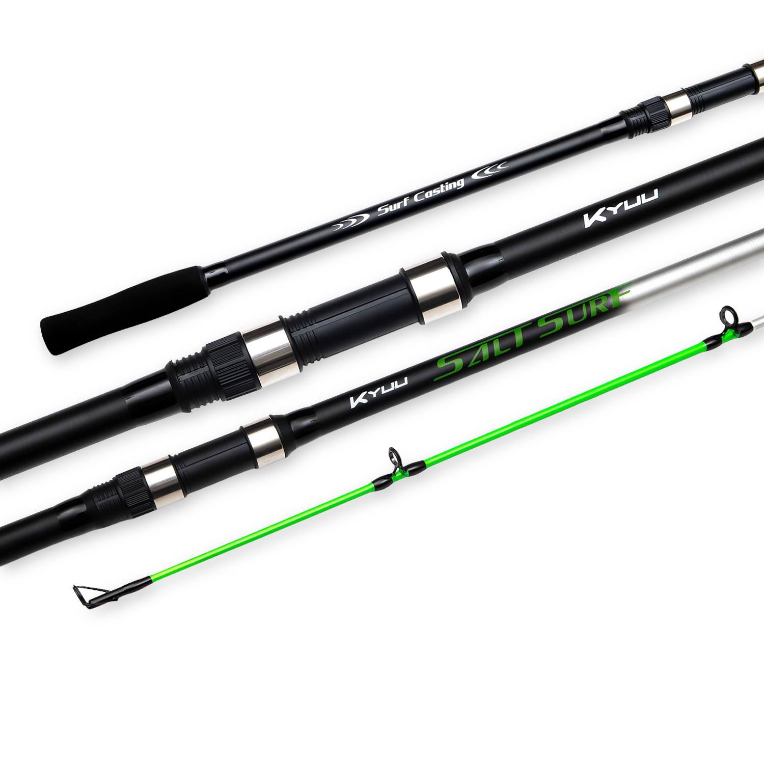 Vara Kyuu Salt Surf S1203 – 360cm – 40–60 lb – 3 Partes – 490g – Ação Rápida