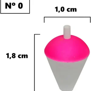 Bóia Isopor N°0 - 1,6cm - Bóias Barão - unidade
