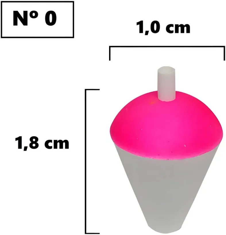 Bóia Isopor N°0 - 1,6cm - Bóias Barão - unidade