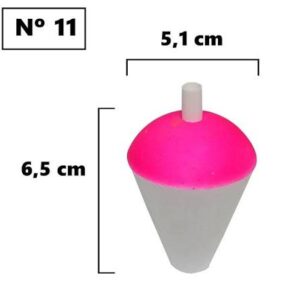 Bóia Isopor N°11 - 6,5cm - Bóias Barão - Unidade