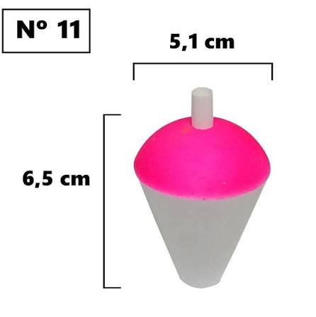 Bóia Isopor N°11 - 6,5cm - Bóias Barão - Unidade