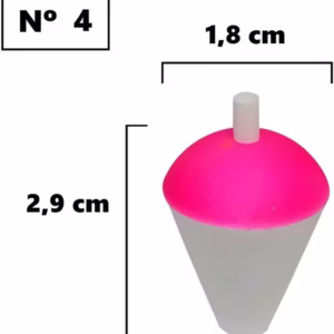 Bóia Isopor  N°4 - 3,0cm - Bóias Barão - unidade