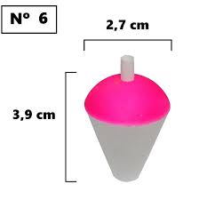 Bóia Isopor N°6 - 3,9cm - Bóias Barão - Unidade