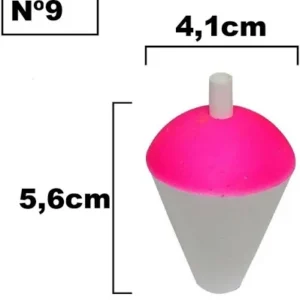 Bóia Isopor N°9 - 5,6cm - Bóias Barão - Unidade