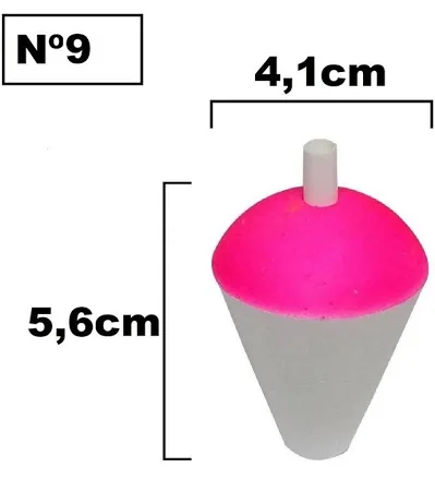 Bóia Isopor N°9 - 5,6cm - Bóias Barão - Unidade