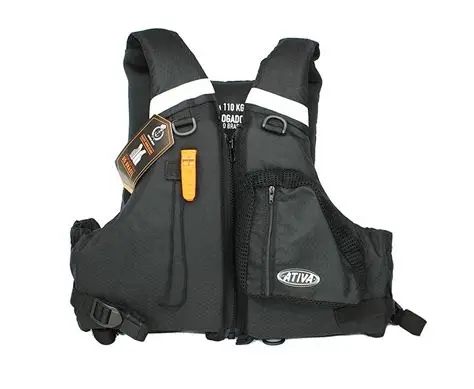 Colete Salva Vidas – Ativa Caiaque – Homologado Classe V – Tamanho GG1 – 130kg – Preto