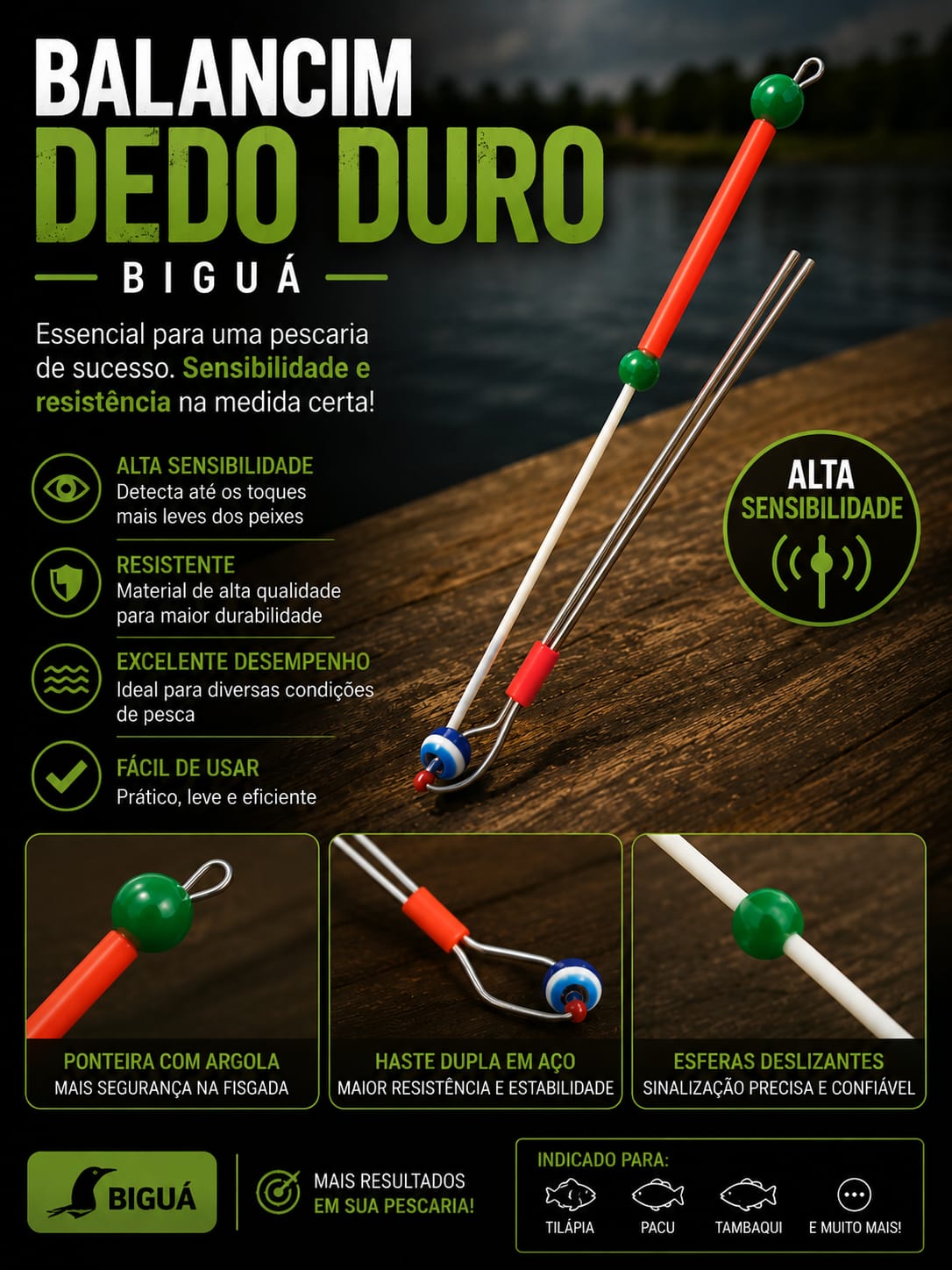 Dedo Duro Balancim - Biguá