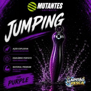 Jumping Jig - Mutantes Softbaits - 10g - Cor Roxo e Preto