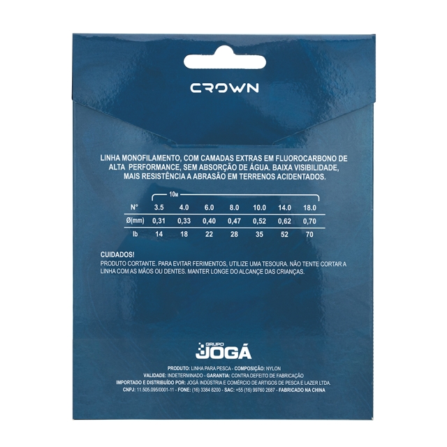 Linha Fiber Leader - Crown - Extra Fluorcarbon Coating - 0.40mm - 22lb - Imagem 3