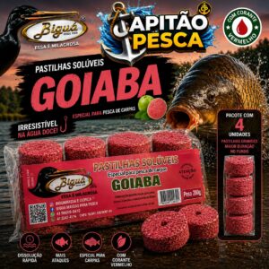 Pastilhas Solúveis - Biguá - 280g - Goiaba com Corante Vermelho