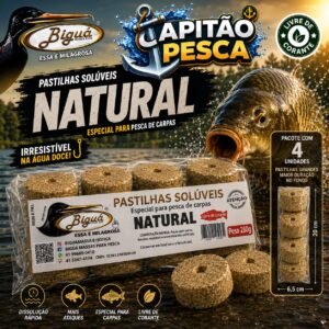 Pastilhas Solúveis - Biguá - 280g - Natural - Livre de Corante