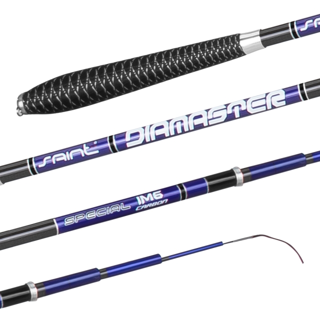 Vara Telescópica Saint Plus Diamaster – 3.6m – 86g – 100% Carbono IM6