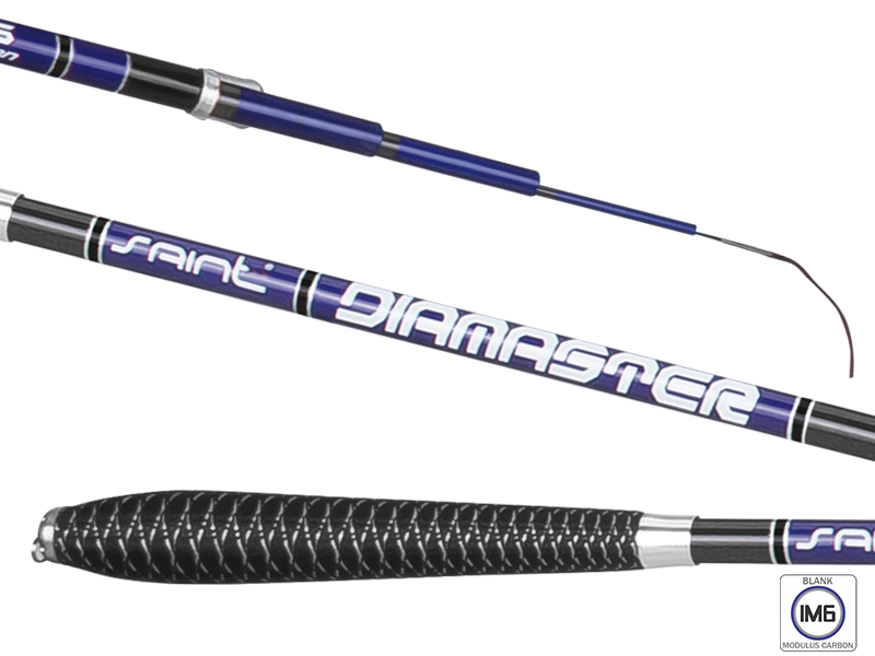 Vara Telescópica Saint Plus Diamaster – 3.6m – 86g – 100% Carbono IM6 - Imagem 2